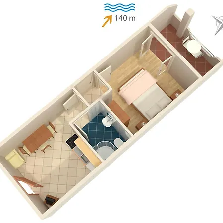 By The Sea Mastrinka, Ciovo - 4648 *